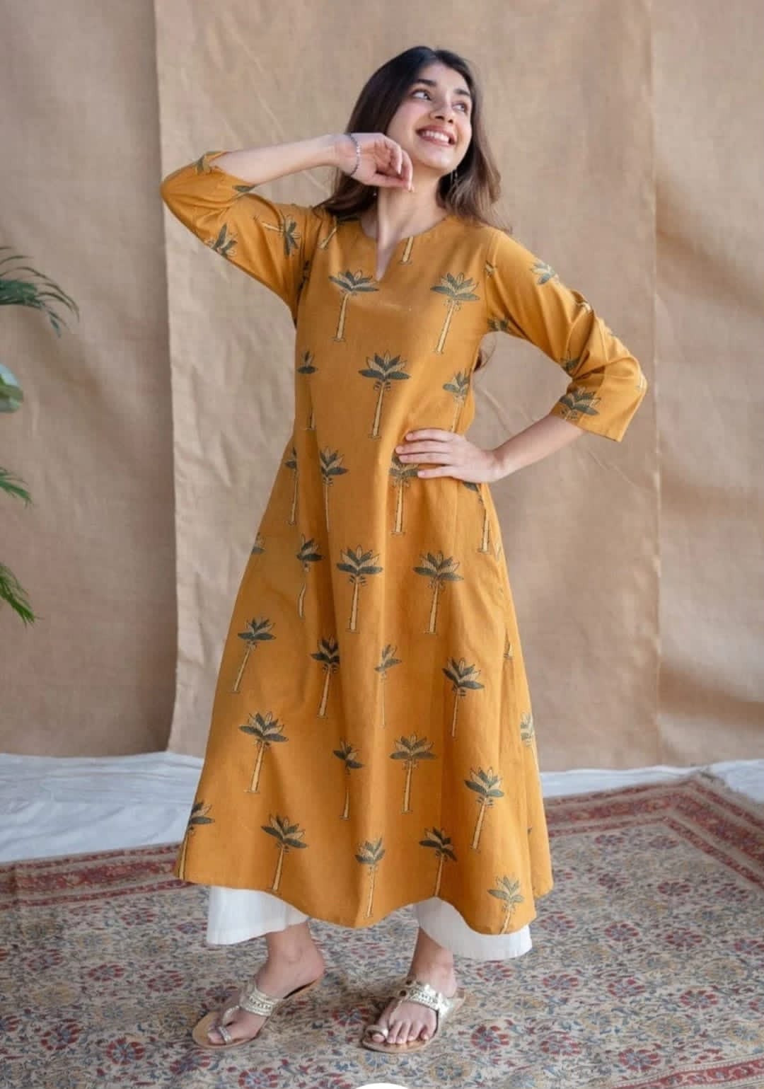 Cotton kurti set
