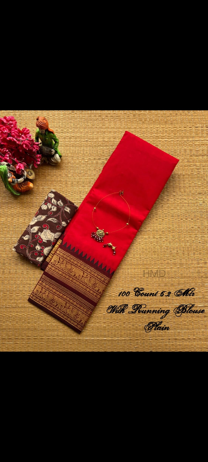 Count Plain saree with Butta collection