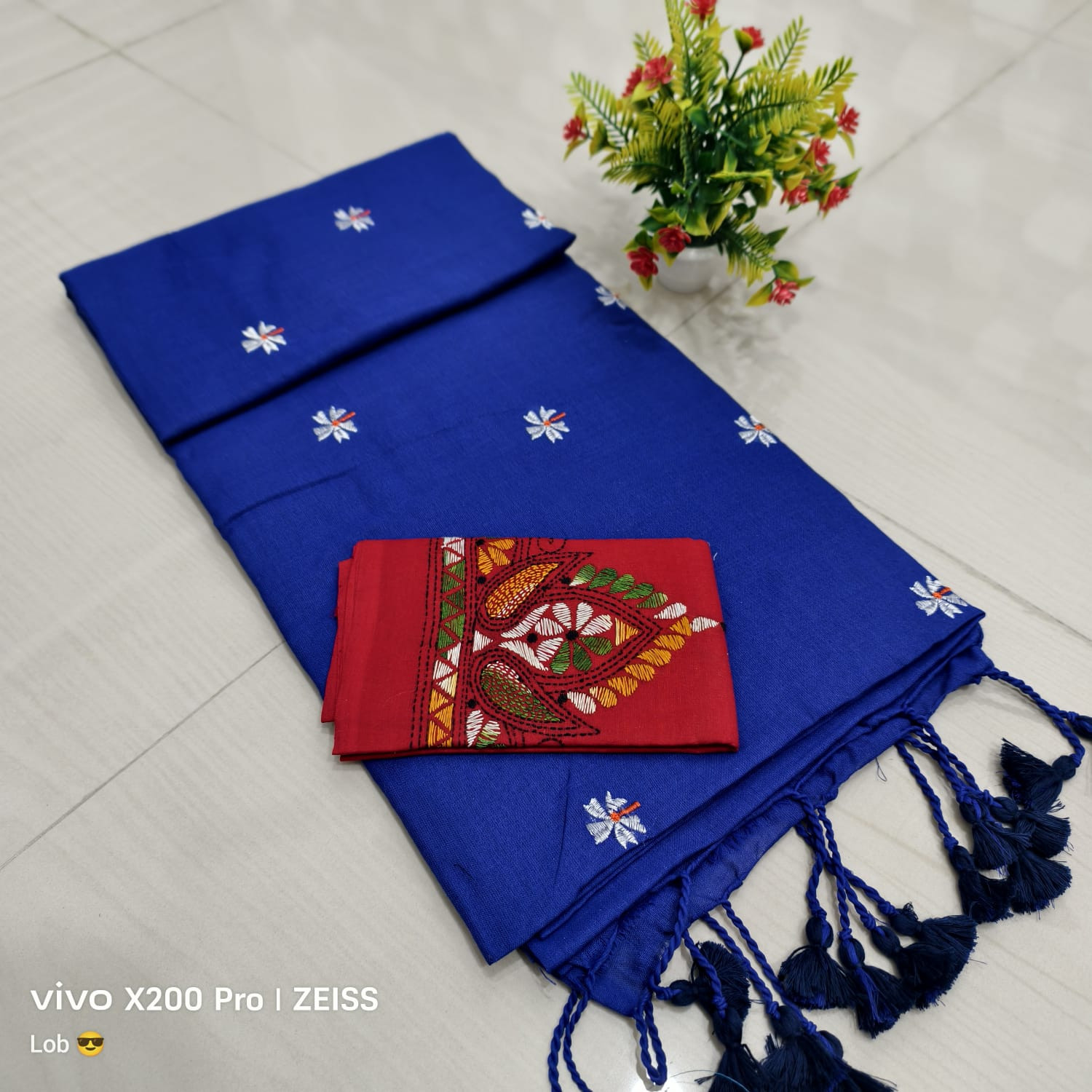 Khadi cotton saree Solid plane Khadi cotton Saree