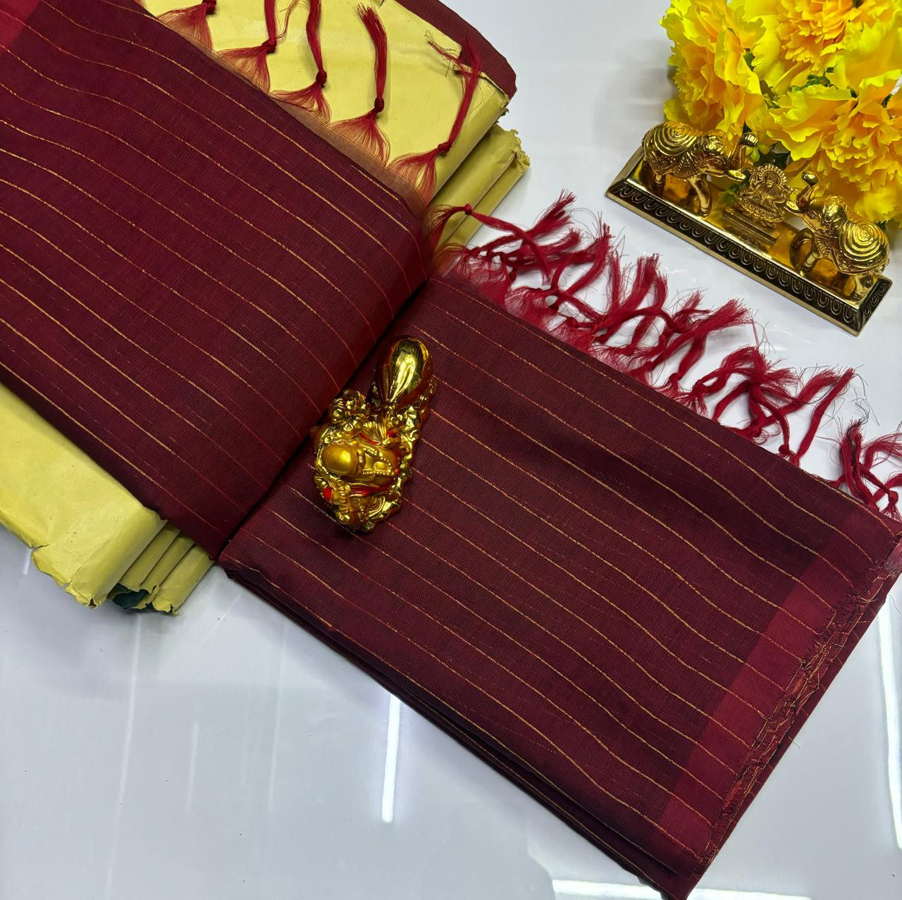Kanchi cotton saree
