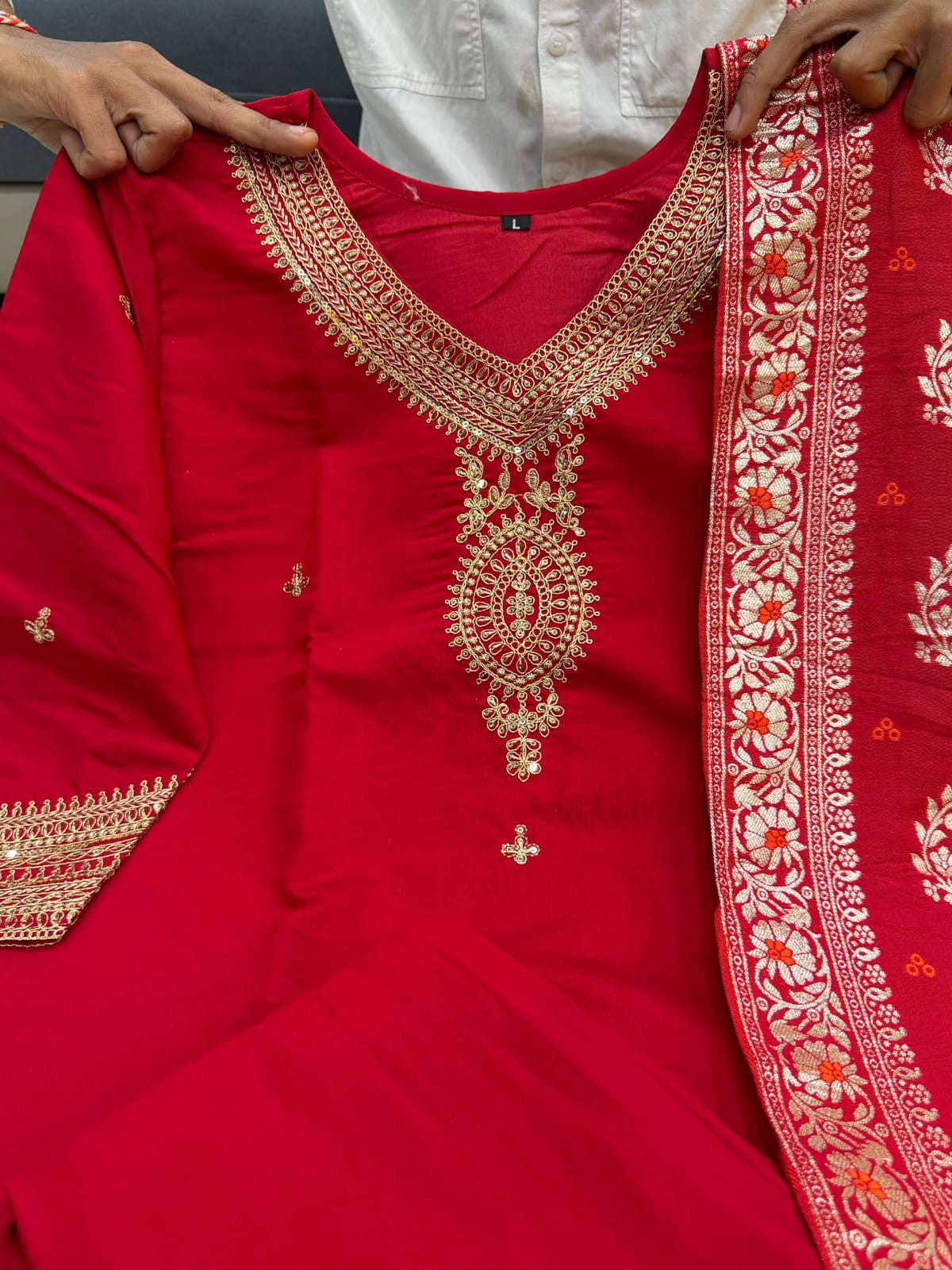 Silk kurta set