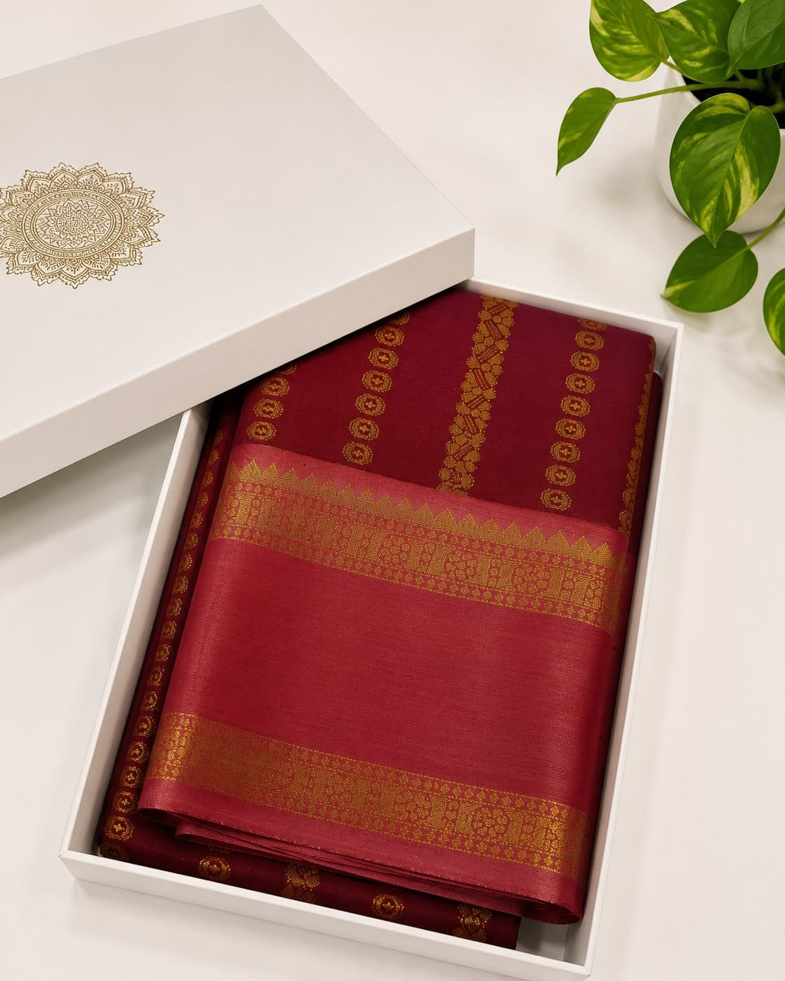 Banarasi cotton silk saree