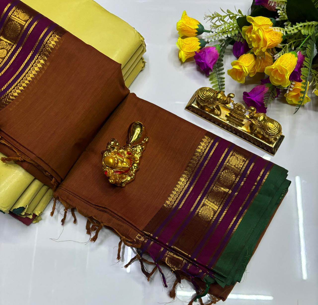 Kanchi Cotton Saree