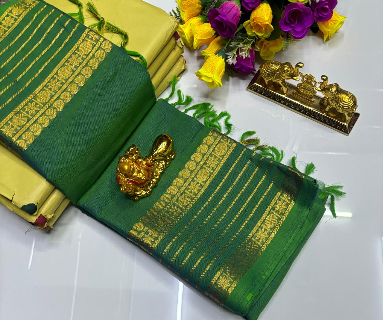 Kanchi cotton saree